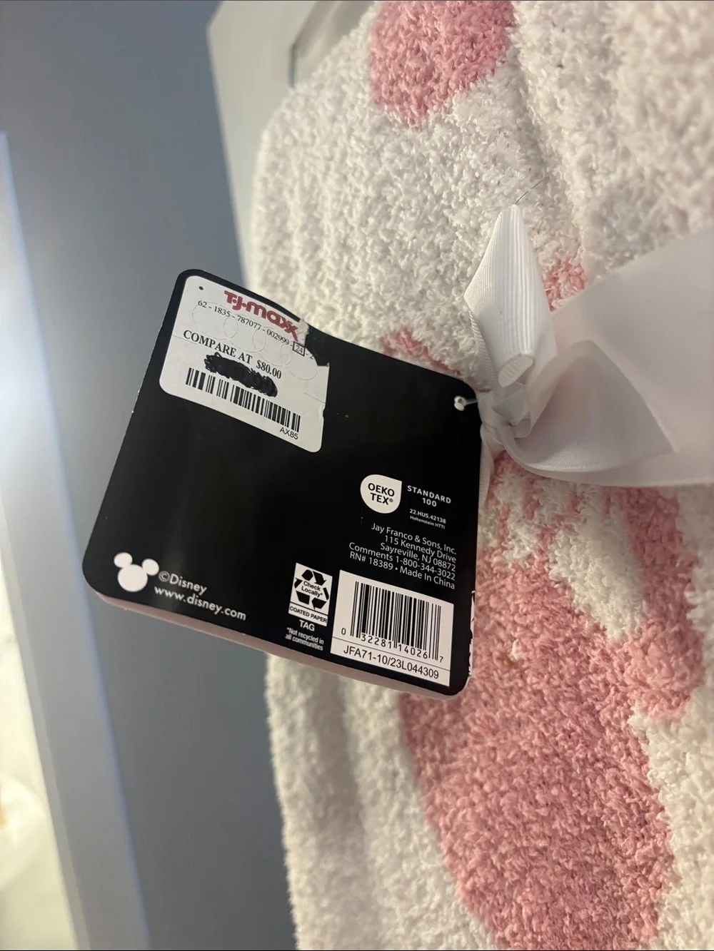Disney Minnie Mouse Plush Throw Blanket
